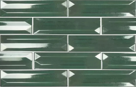 Refraction Palm Reality Gloss 3x12 Ceramic Wall Tiles