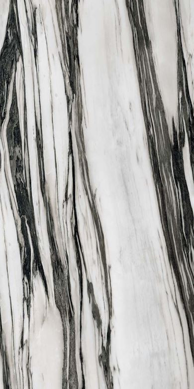 B & W Marble Fall Matte 24x48