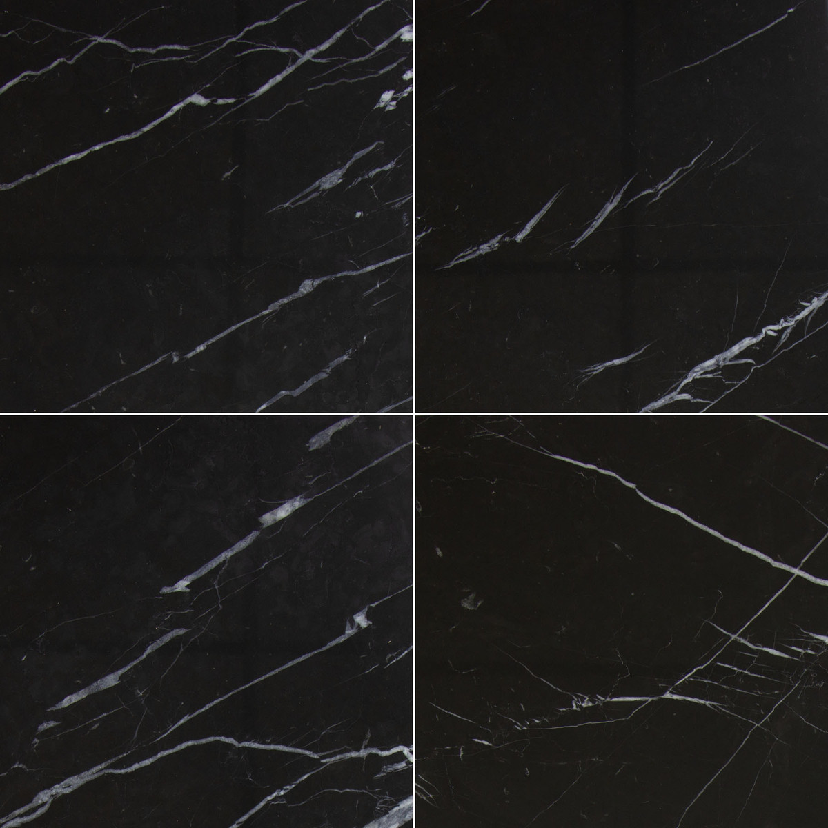 Nero Marquina Honed 18"x18"