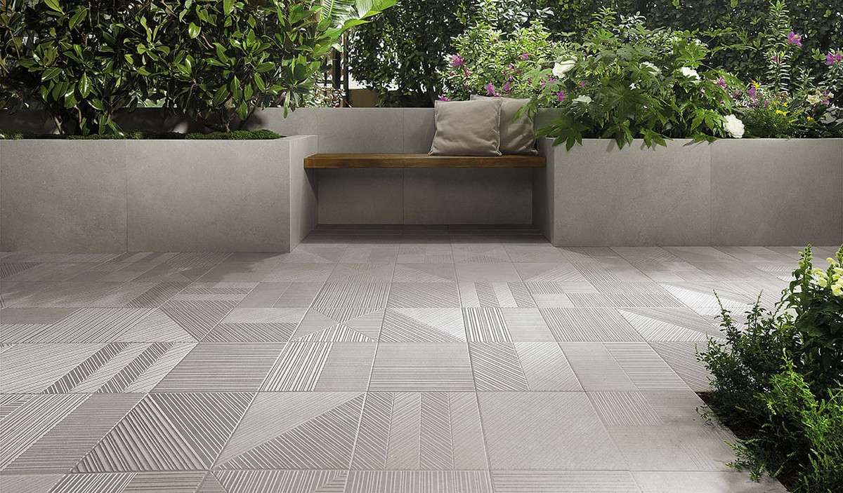 Nux Grey Floor Deco 12x12