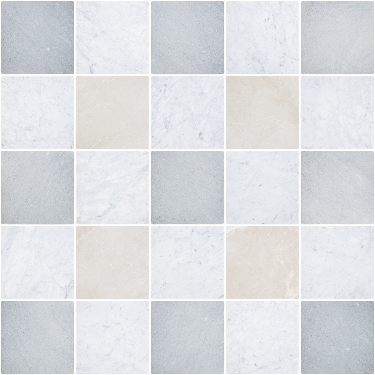 White Carrara Tumbled
Botticino Turkish Tumbled
Bardiglio Imperiale Tumbled