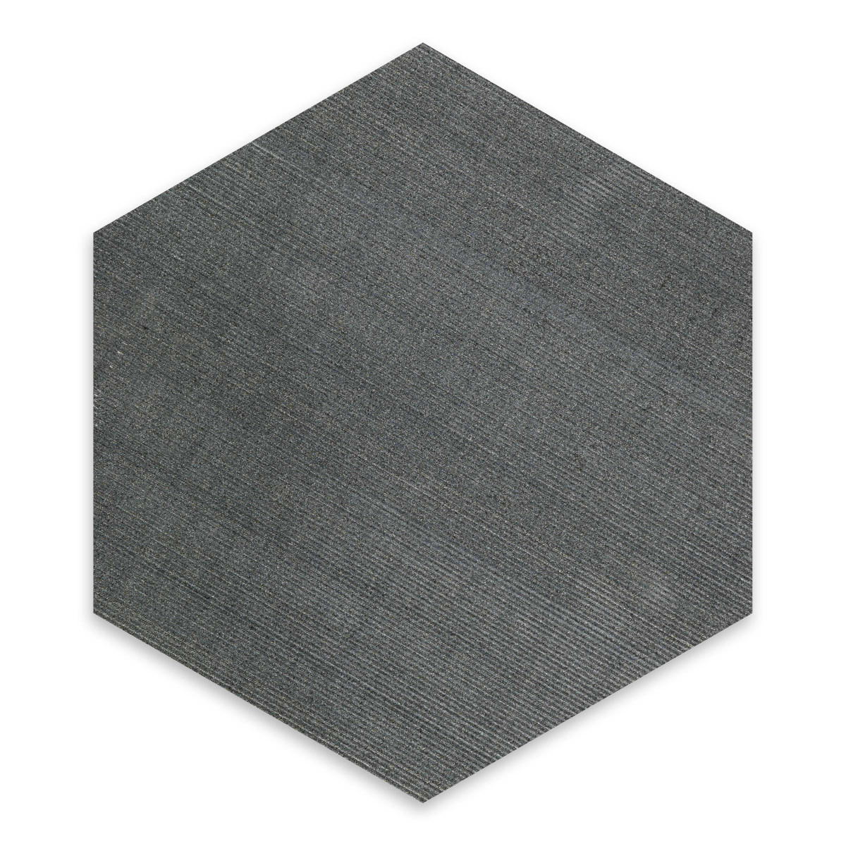 Basalt Black Basalt 10″ Hexagon Flow