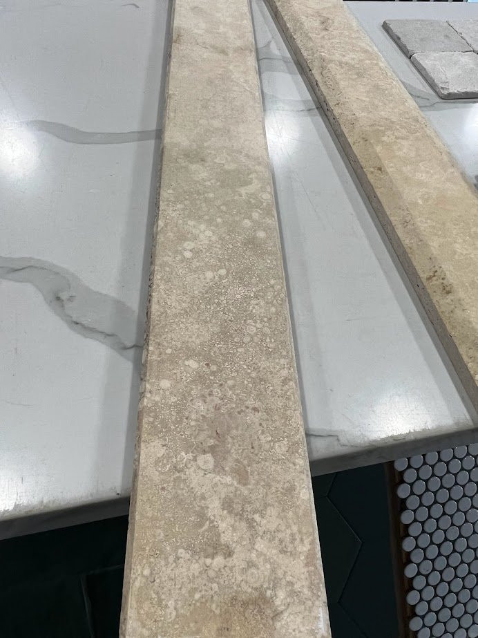 Andino Select Honed Beveled 4"x36"x3/4" Threshold Travertine Pieces