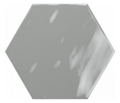 CERAMICA RIBESALBES HEX GREY 6.6 PC = 1 SQFT APROX  $5.68 PER SQFT 44.PCS/BOX