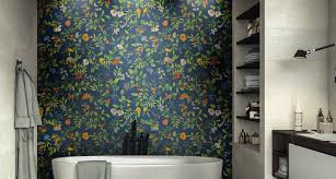Wonderspace Blossom Blue 24"x48" Porcelain Tile