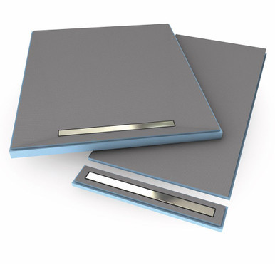 Wedi Fundo Riolito Neo Modular Curbed Shower System - Base/Linear Drain Sold Separetly