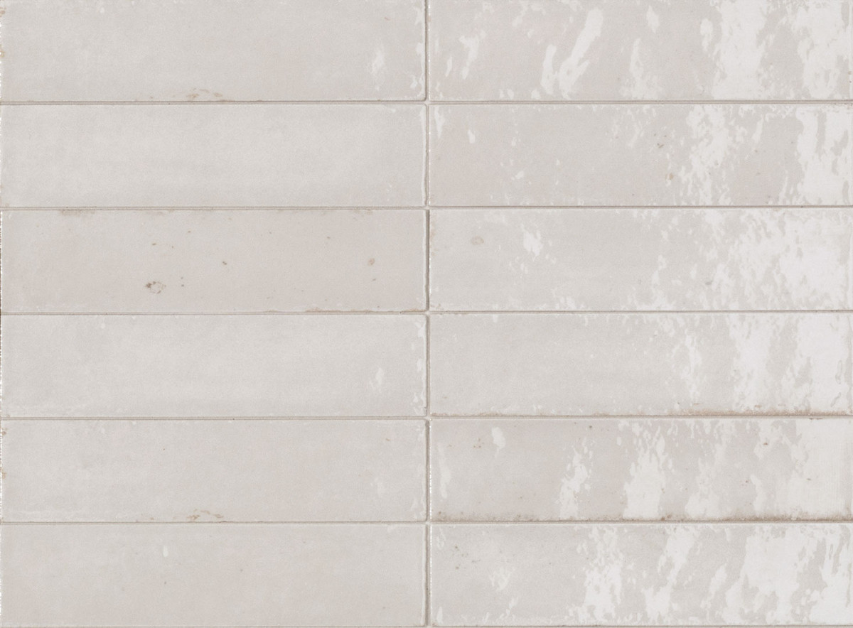 Clay Bianco Gloss 2"x9" Floor & Wall Porcelain Tile