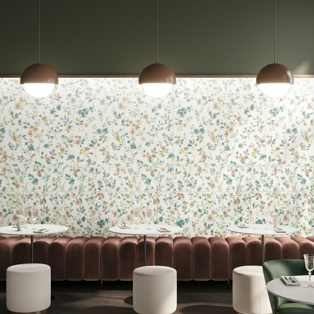 Wonderspace | 24" x 48" Spring White Matte Finish Porcelain Tile