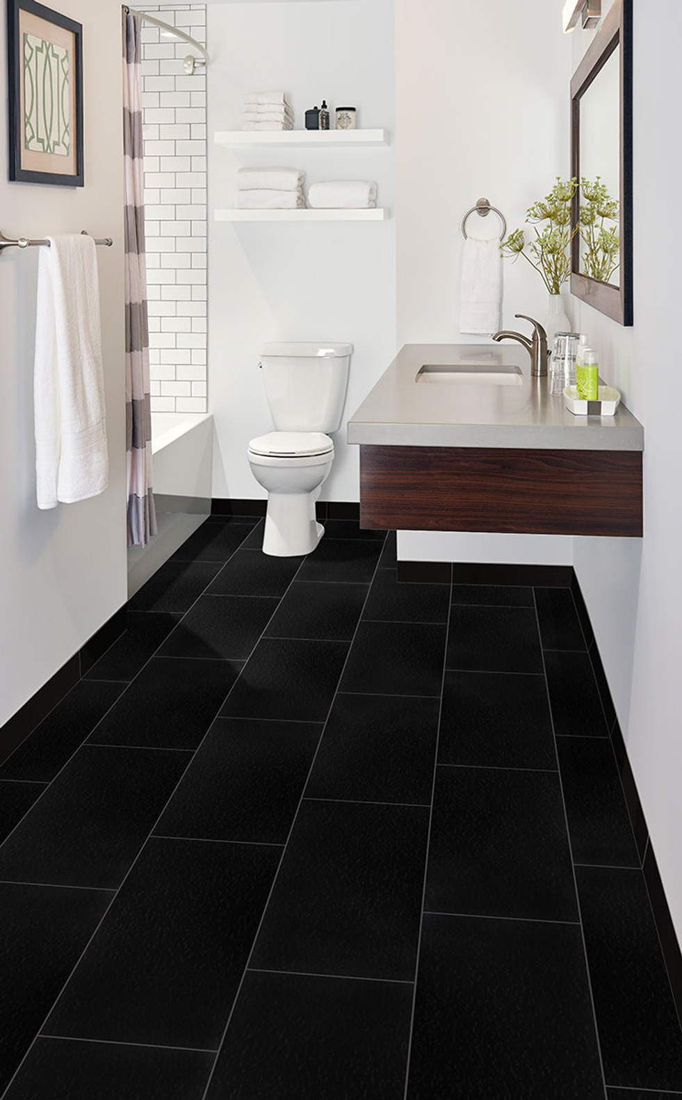 Solids Collection Black Matte 12x24 Porcelain Tiles