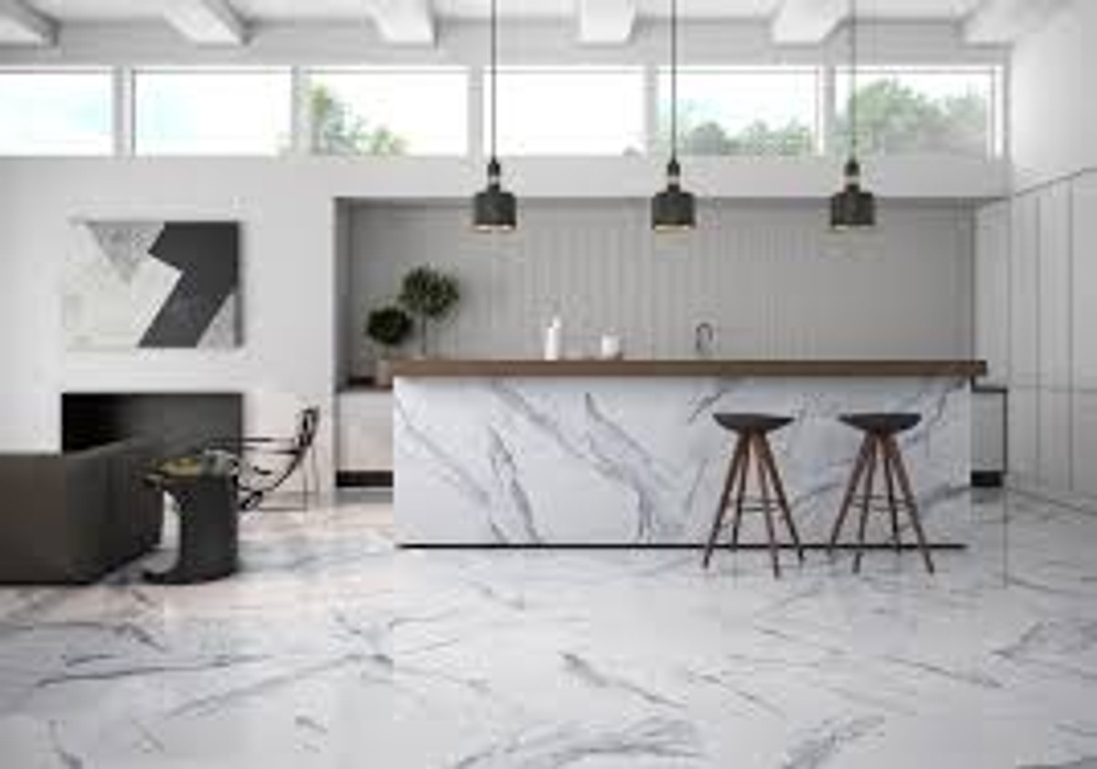 Bianco Venantino Polished 24"x48" Polished Large Format Porcelain Tiles