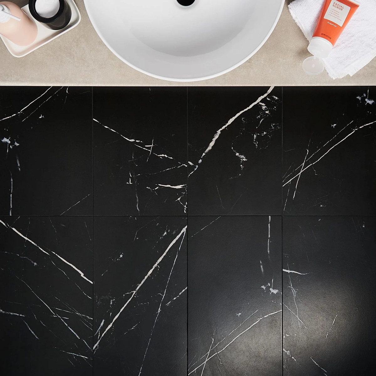 Nero Marquina Honed 12x24