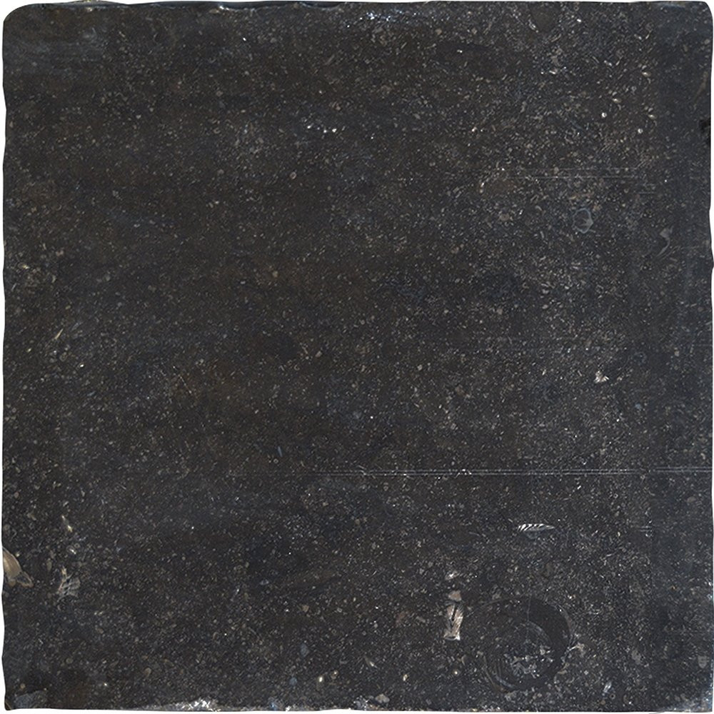 Belgium Black Limestone Natural Handcut 12x12