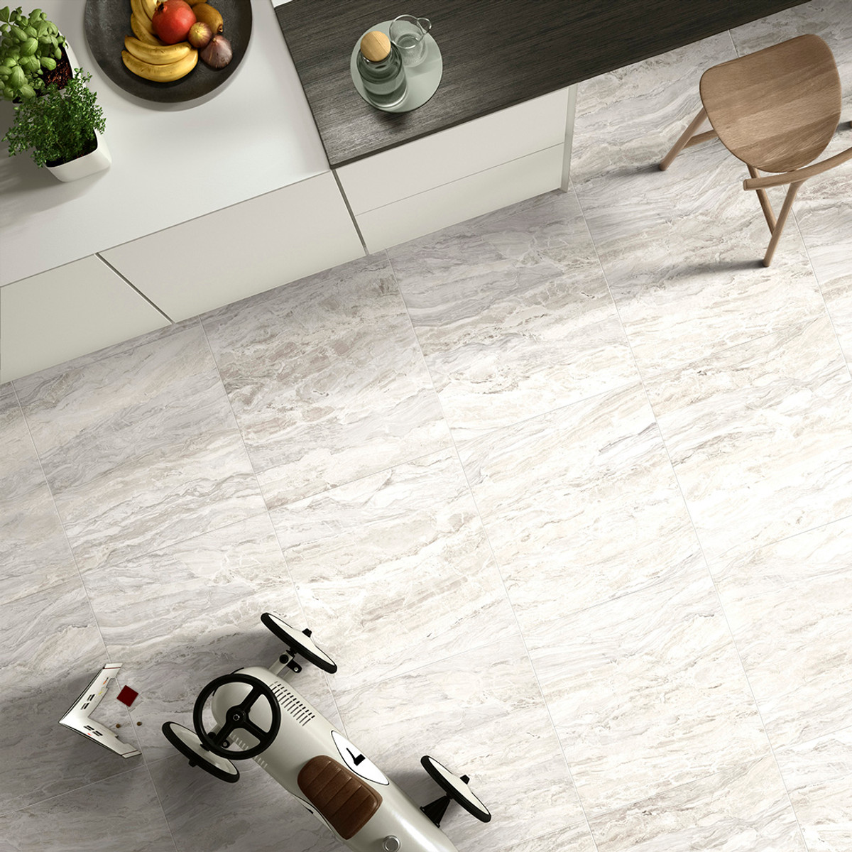 Gemstone White 12x24 Porcelain Tile