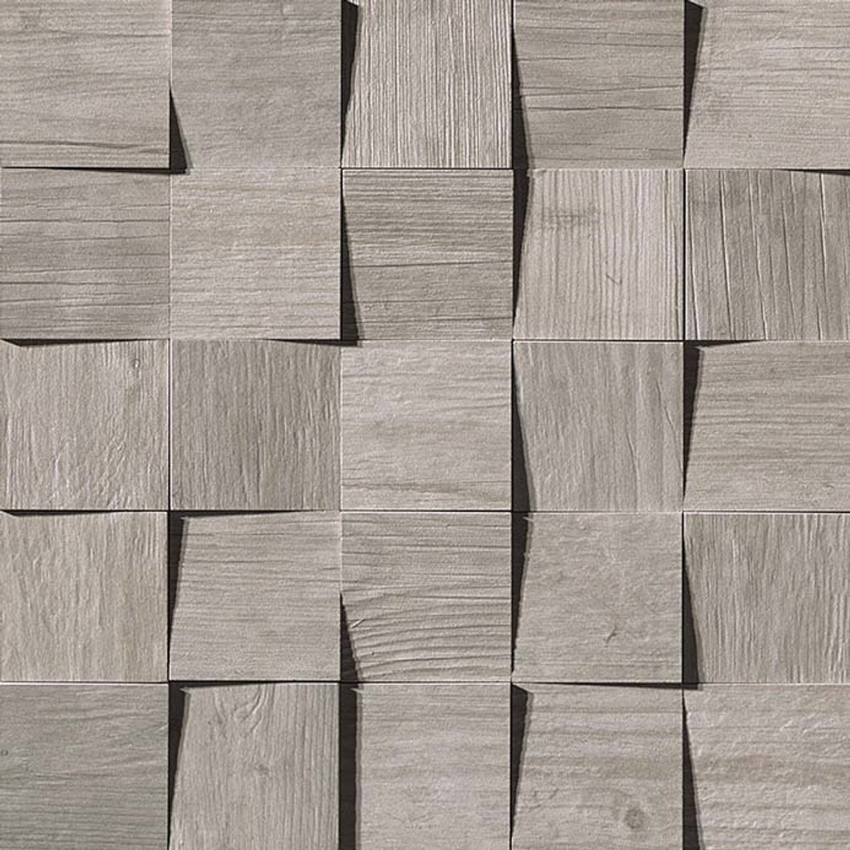 Axi Silver 2.75x2.75 3D Mosaics