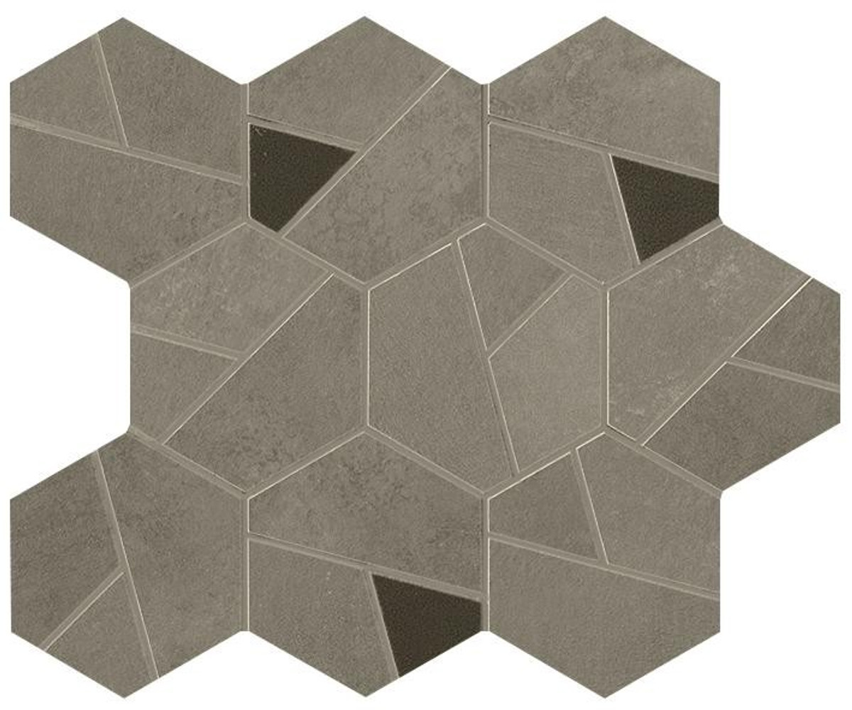 Boost Pro Taupe Coffee Hexagons Mosaics 10x11 sheets