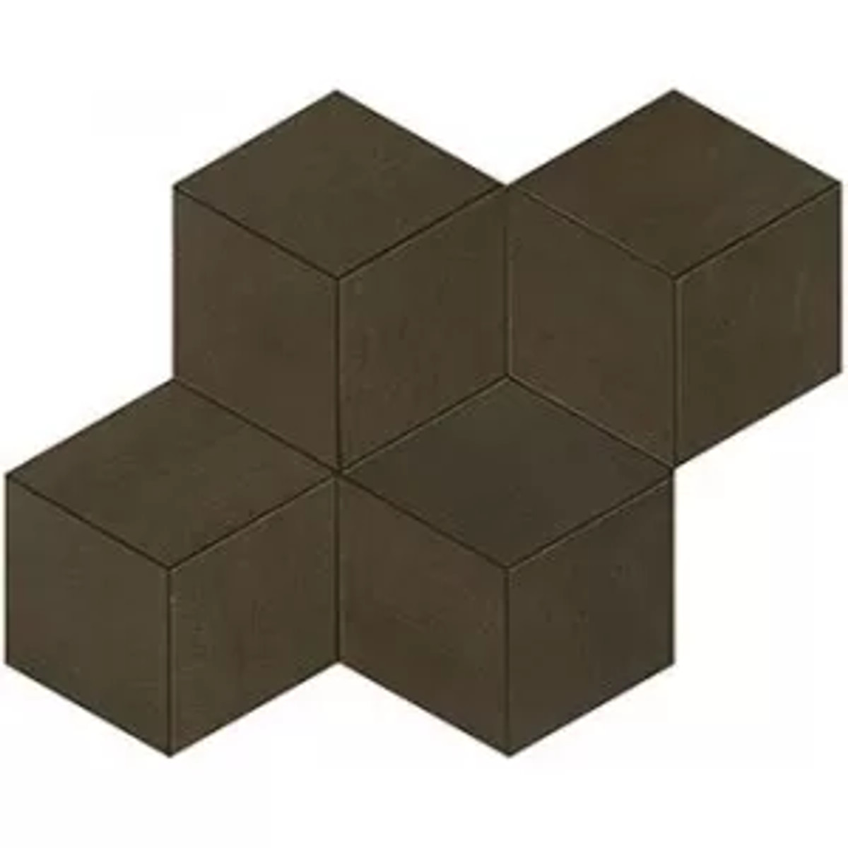 Mek Bronze Hexagons Mosaics