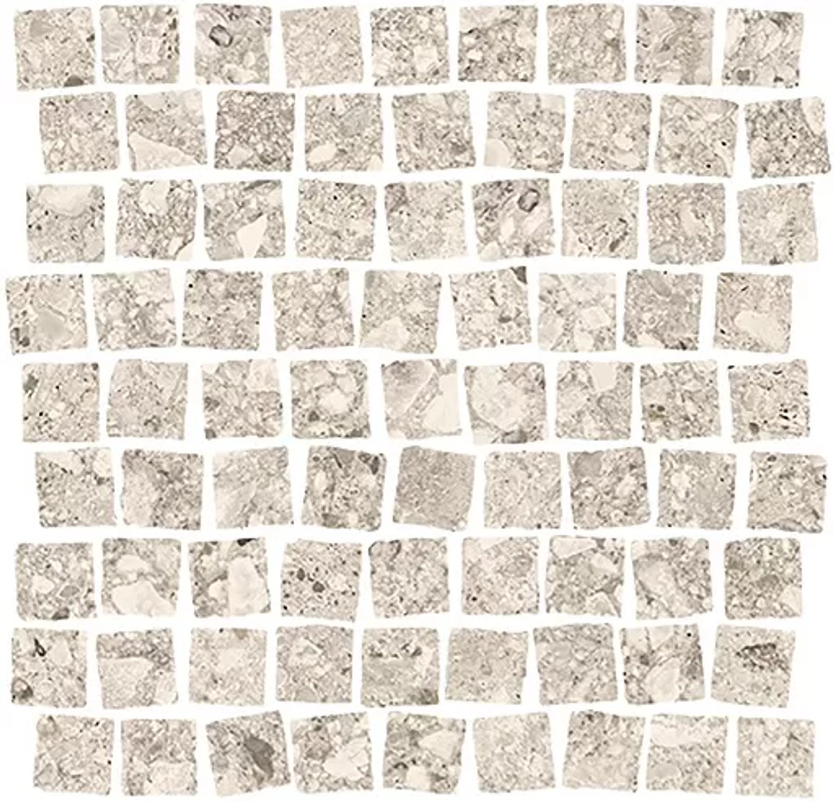 Stelvio Bianco 1.25x1.25 Mosaics