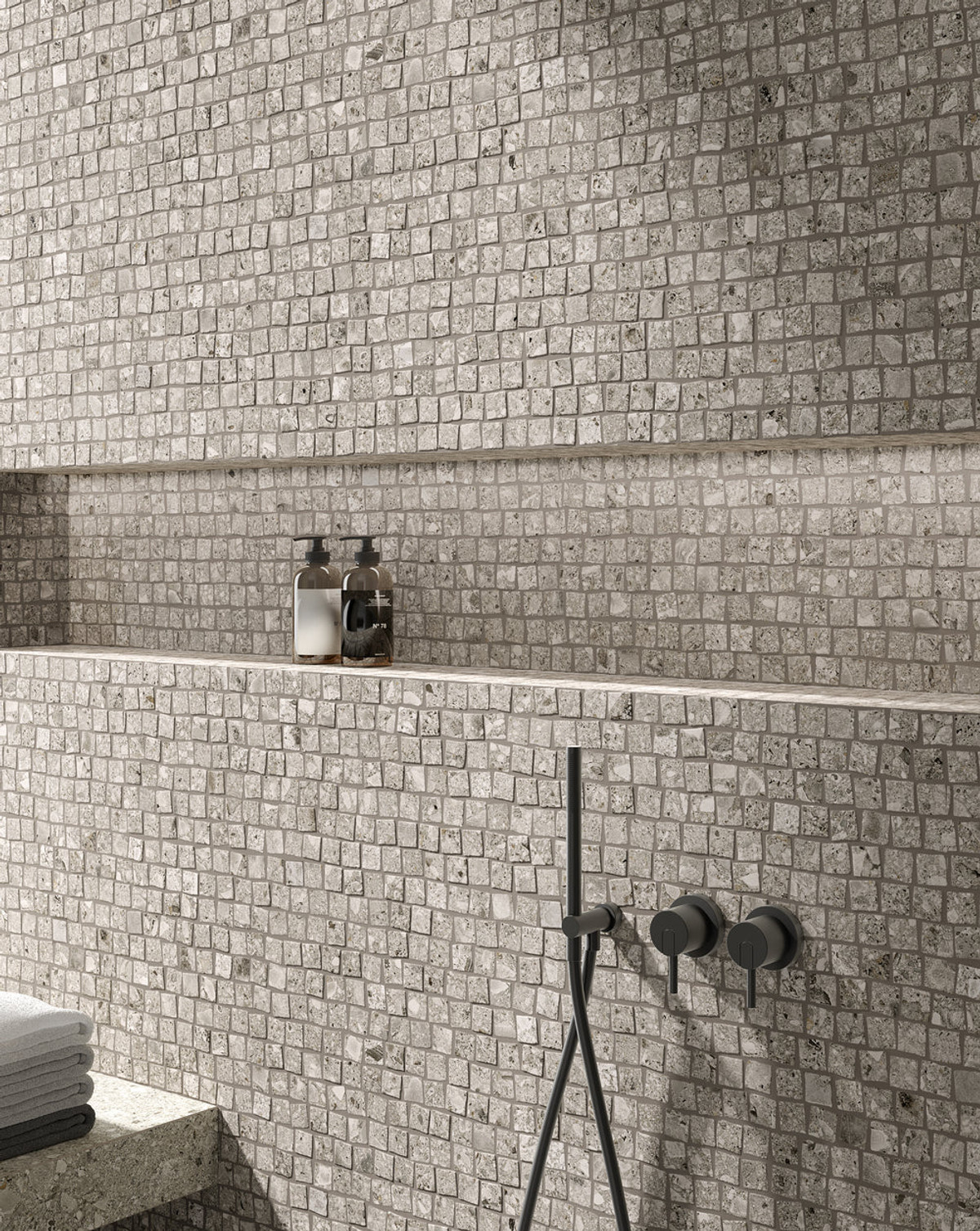 Stelvio Grigio 1.25x1.25 Mosaics