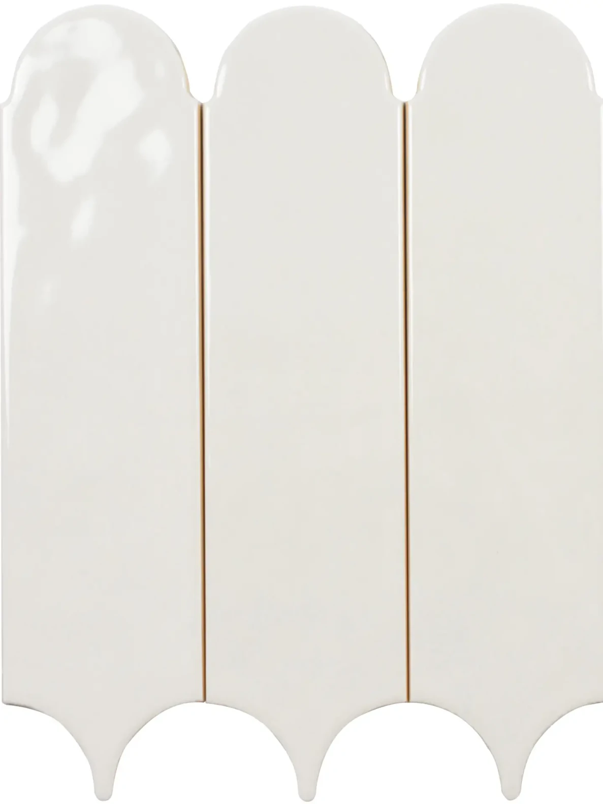 Raindrops Wool 3"×12" Gloss Ceramic Wall Tile
