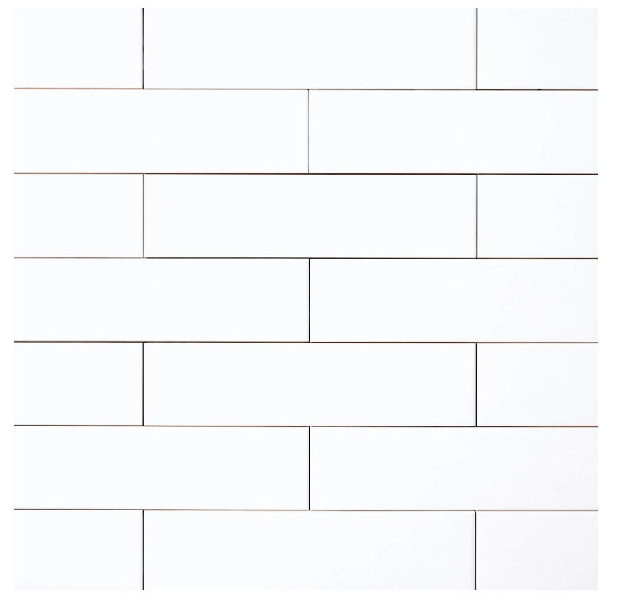 Ice White Matte 3x12 Ceramic Wall Tiles
