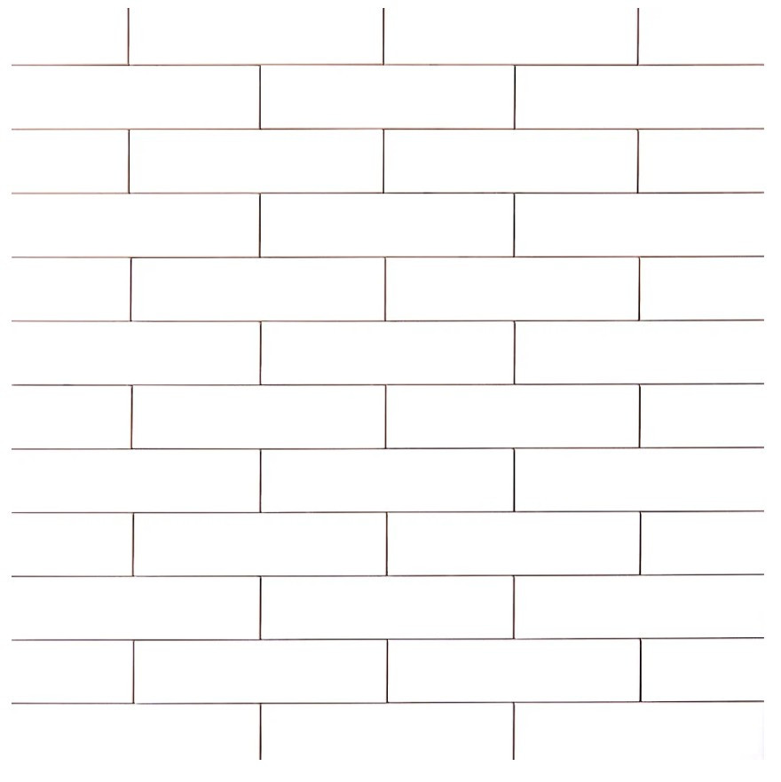 Ice White Matte 2x8 Ceramic Wall Tiles