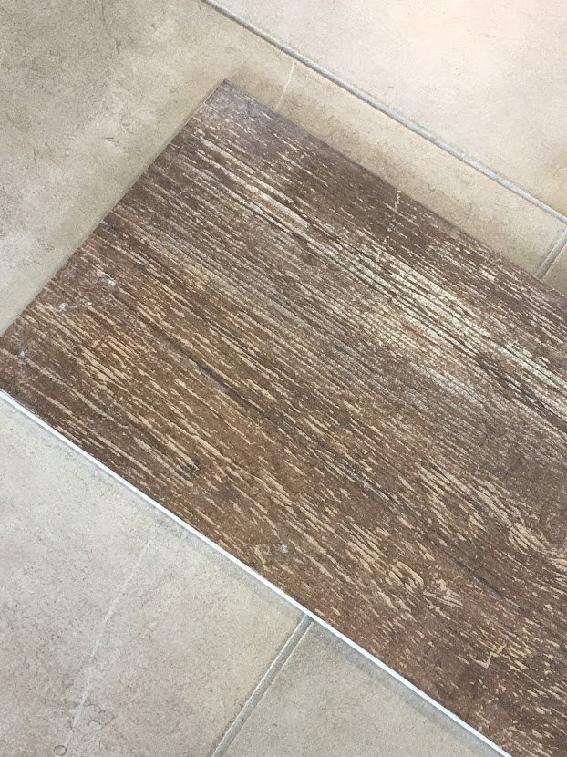 Tobacco Brown Wood Look Porcelain Tile 12x24 $1.99 SF Closeout Porcelain Tile