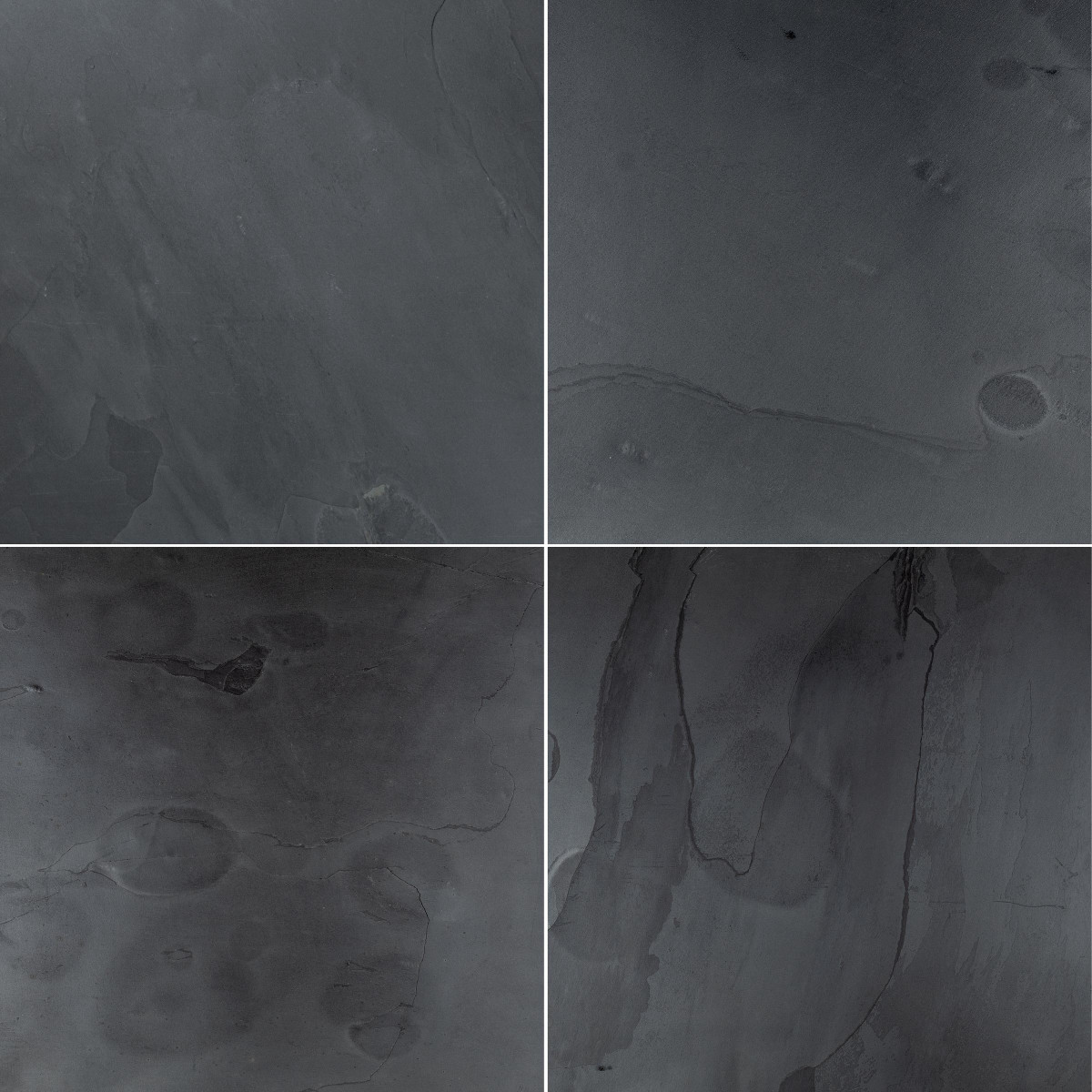 Indian Black Slate 24×24 Gauged