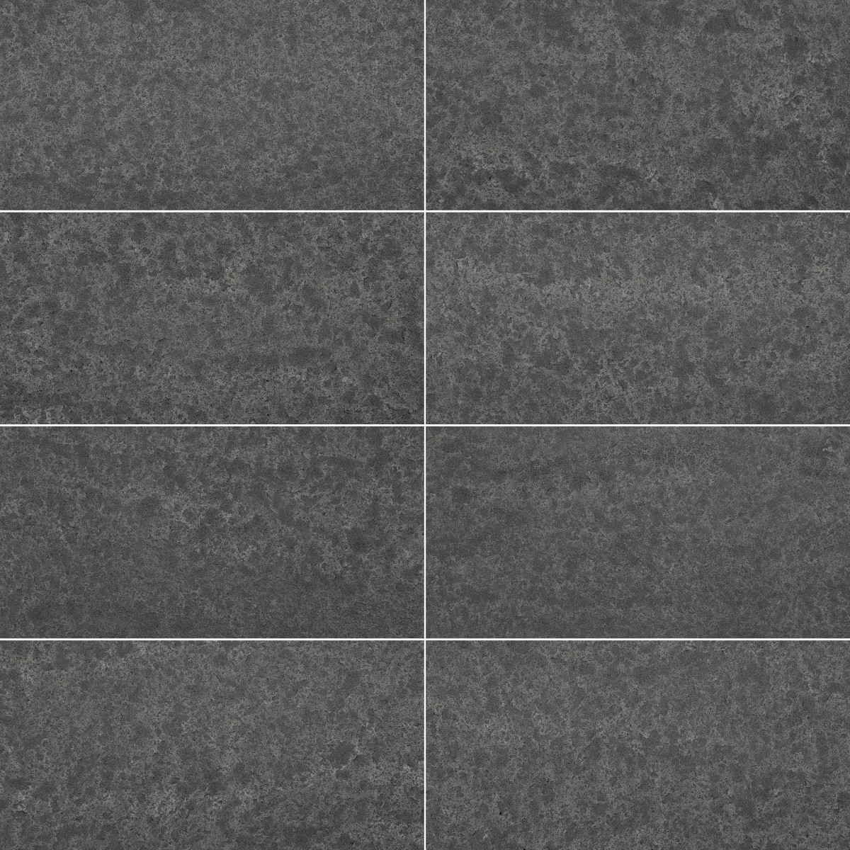 Basalt Black 12×24 Flamed/ Brushed