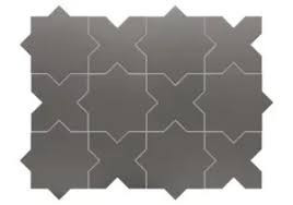 Porto Cross  & Star Black: 5x5 Matte (Sold In Full Cartons)