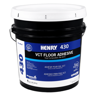 HENRY 430 CLEARPRO Clear VCT Floor Adhesive 4 Gallon