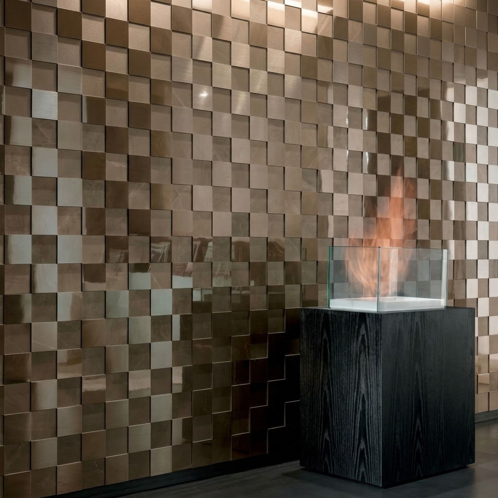 Marvel Bronze Luxury Lappato/Matte 3D Mosaics