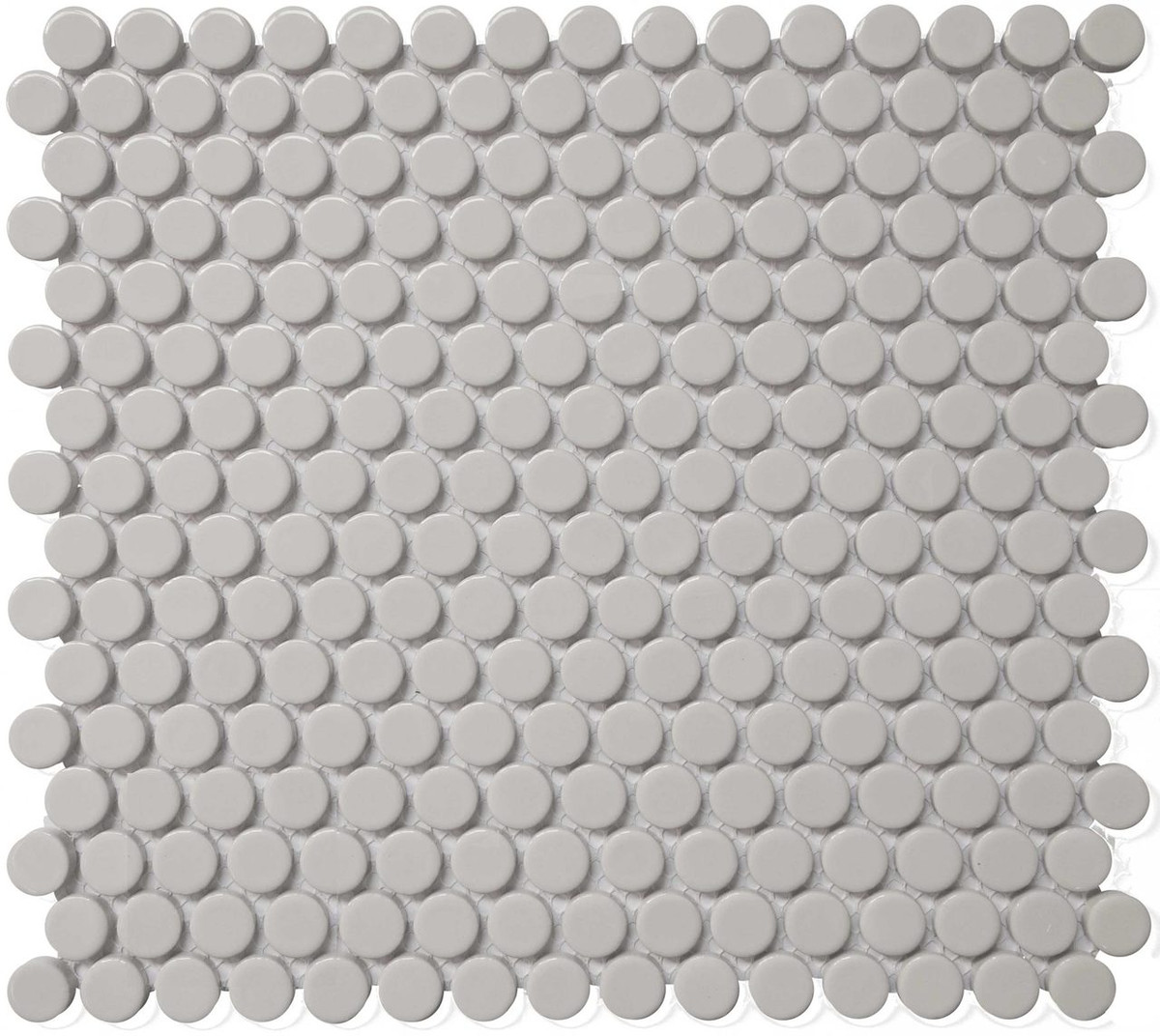 Alameda Gray Gloss Pennyround Mosaics