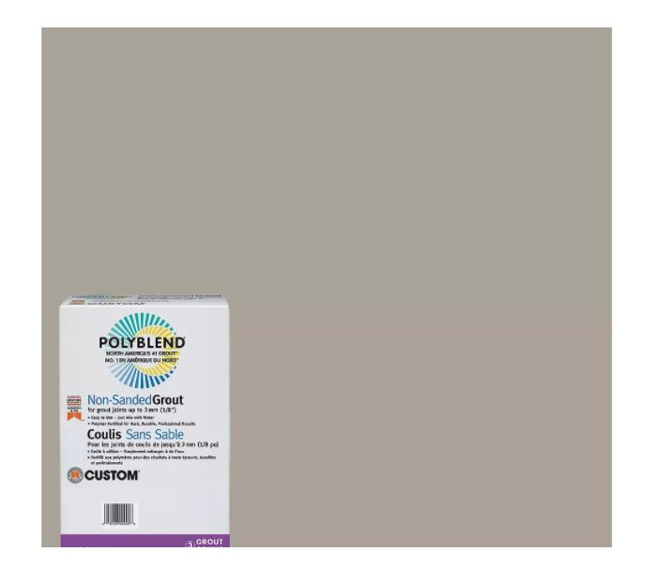 Polyblend #386 Oyster Gray 25 lb. Sanded Grout - Portland Direct