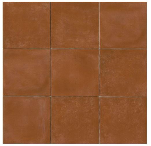 Cotto Europa Terra Cotta Porcelain Tile 14x14 Gloss Finish Cotto Field