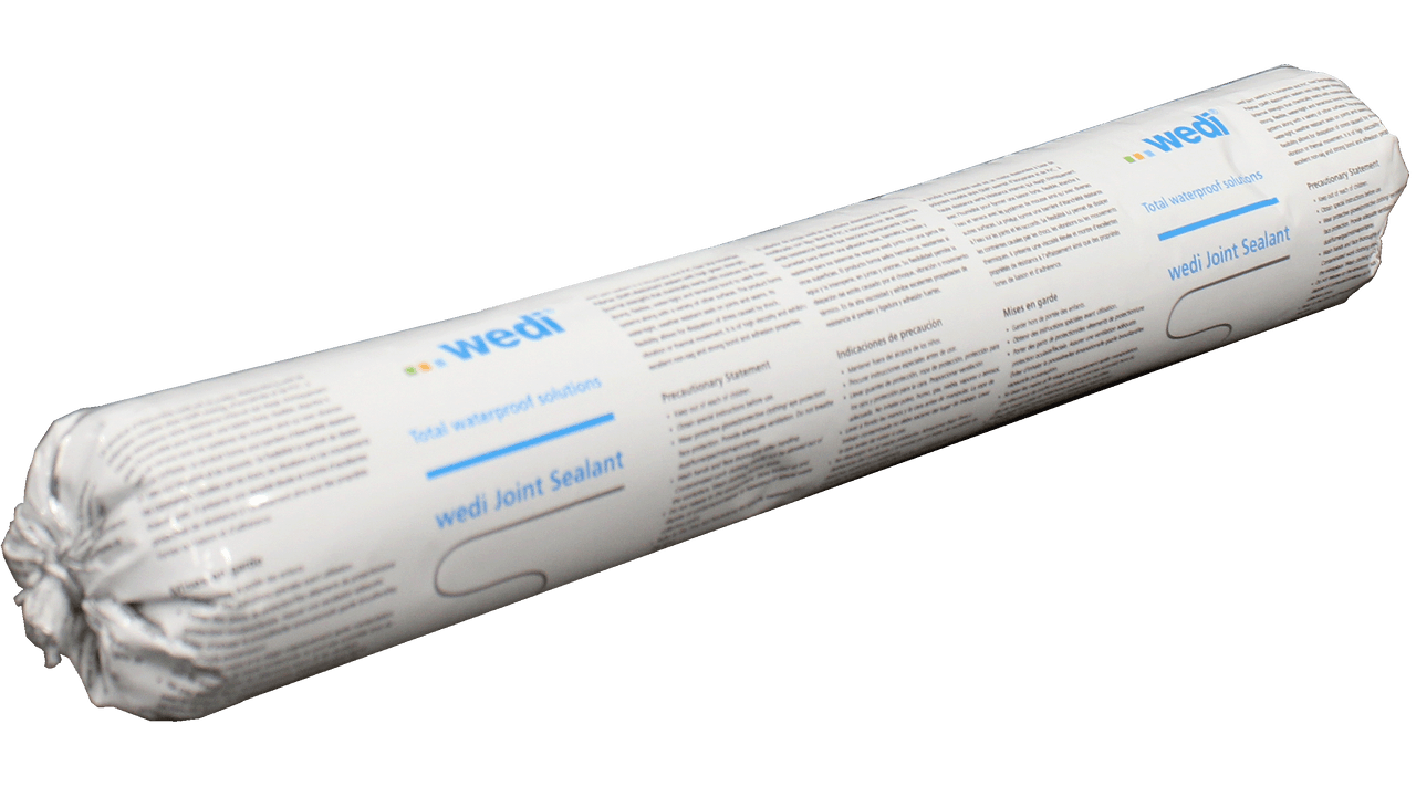 Sealant Sausage
20 oz.
1 Sausage
Approx. 1-1.2 oz. per sqft of wedi Building Panel on walls covers your needs for shower wall, base, and curb installation. Additional sealant is needed for prefabricated modules and design upgrades.