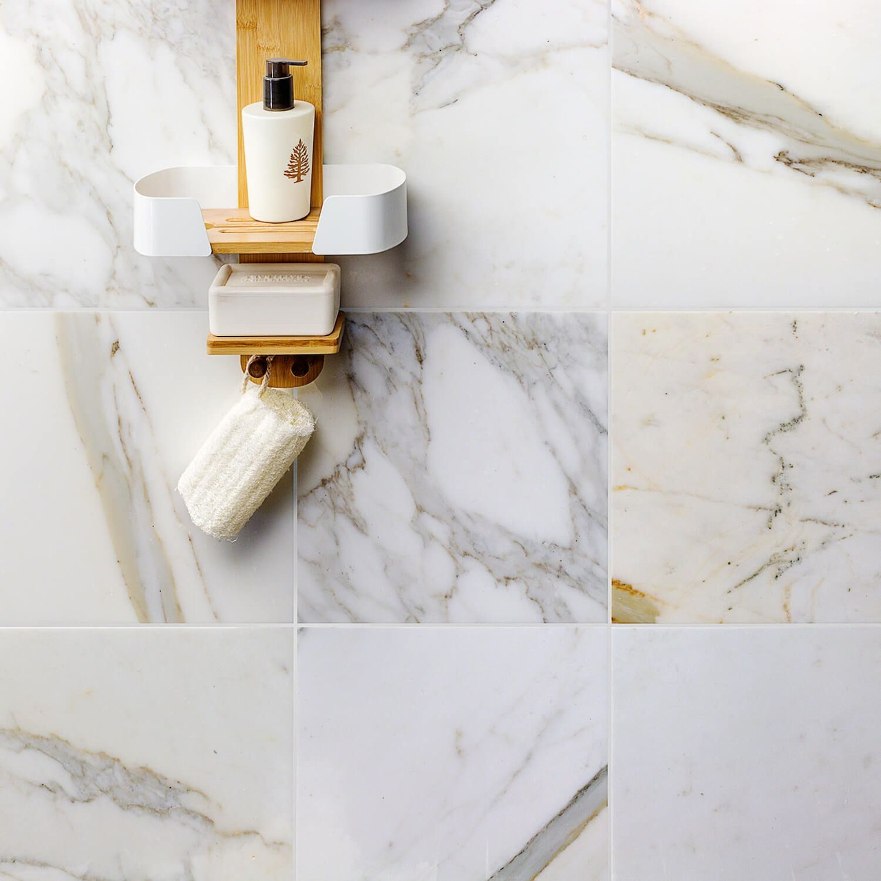 Calacatta Gold Honed 12"x12" Marble Tiles