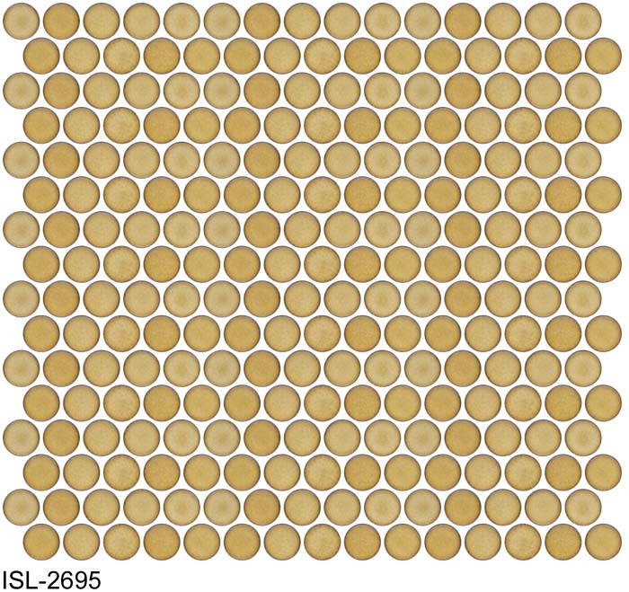 Penny Round ISL-2695 Polished Limon 12"x12"