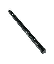 Nero Marquina Marble 5/8" X 12" Pencil Honed