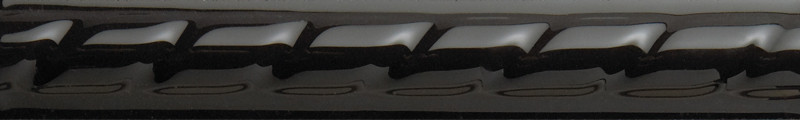 Decorative Accents Black Gloss Rope Liner 7/8"x6"