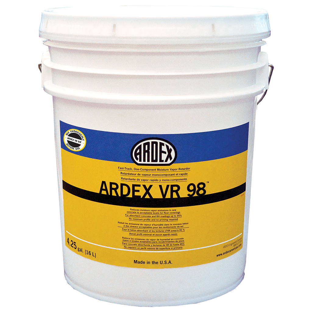 ARDEX VR 98™
Fast-Track, One-Component Moisture Vapor Retarder