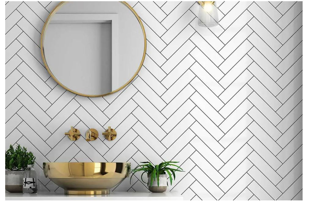 Ice White Gloss 3"x12" Ceramic Wall Tile