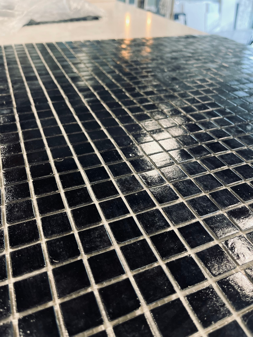 Black Glass 1x1 Mosaics 13x13 Mesh $3.99 SF