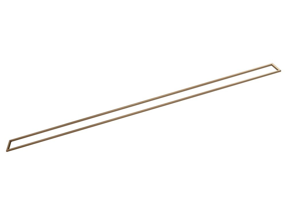 Wedi Fundo Riolito Neo Channel Frame - 43-25/32" × 2-9/16" x 1/4" B43 (US1000093) Brushed Brass