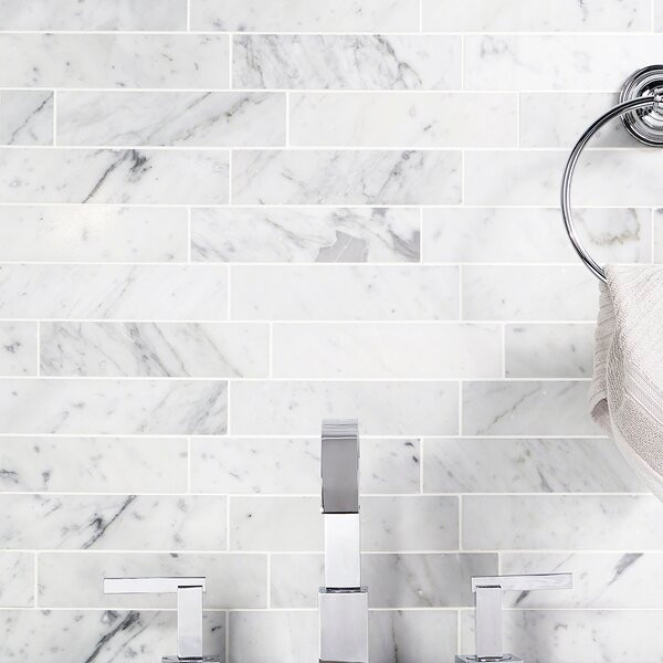 Italian Carrara Premium Honed 2"x8"