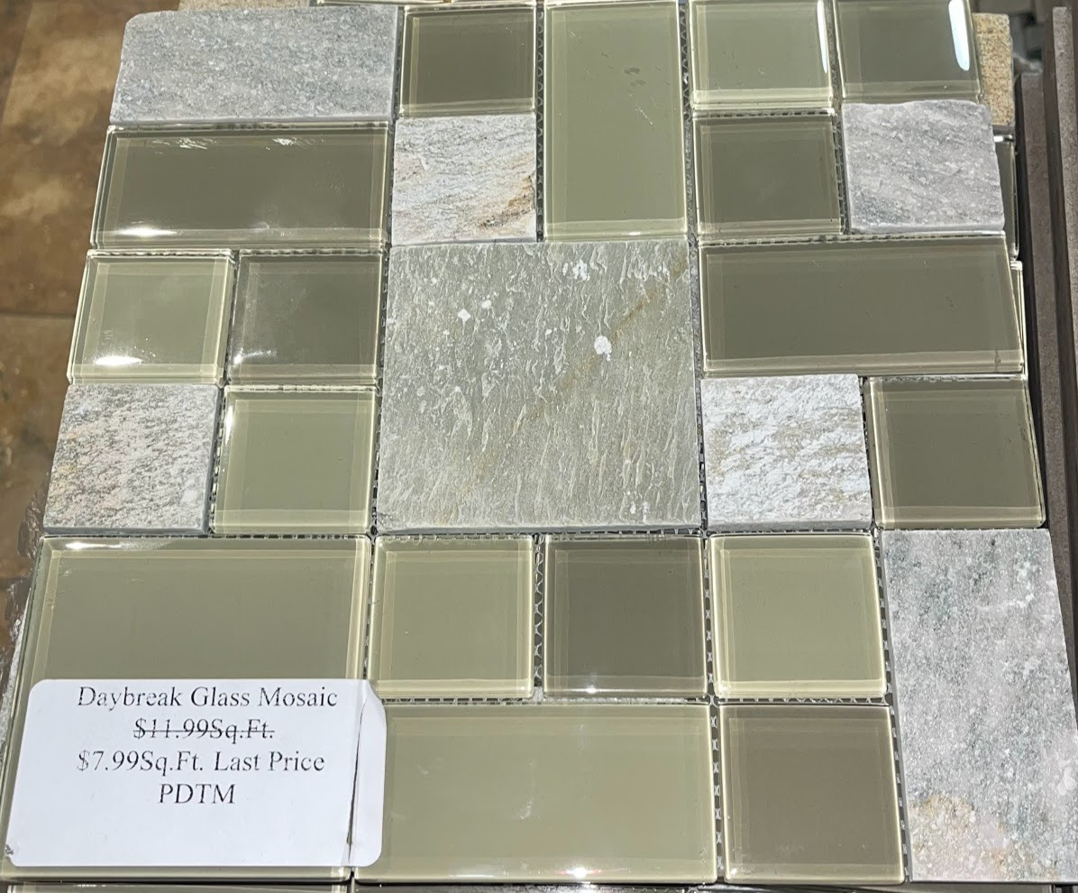 Daybreak Glass Mosaic 12x12 $7.99 Sq. Ft.
