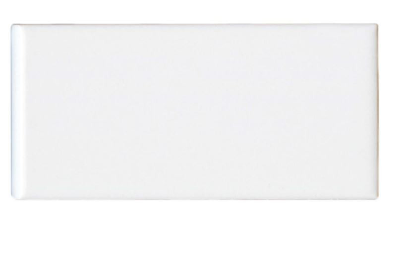 Ice White Gloss 3x6 3" Side Bullnose