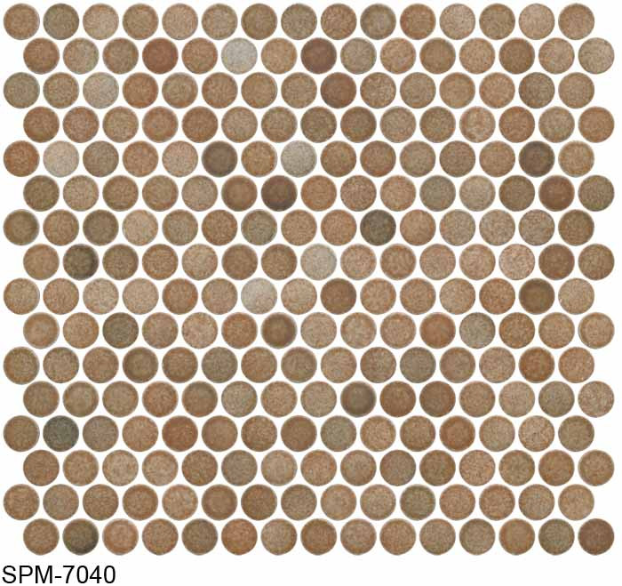 Penny Round SPM-7040 Matte Cotto 12"x12"