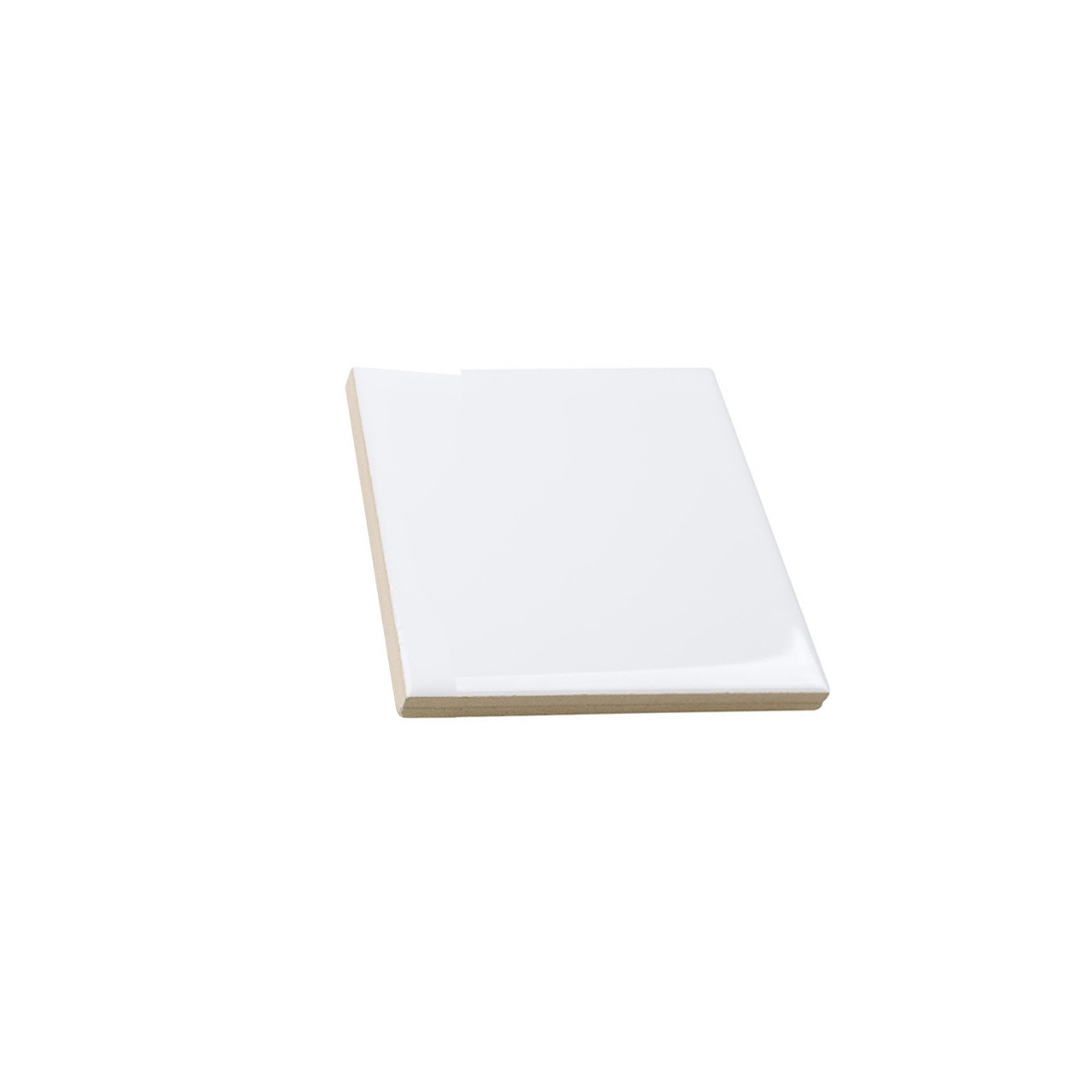 Ice White Gloss 4.25"x4.25" Ceramic Wall Tile