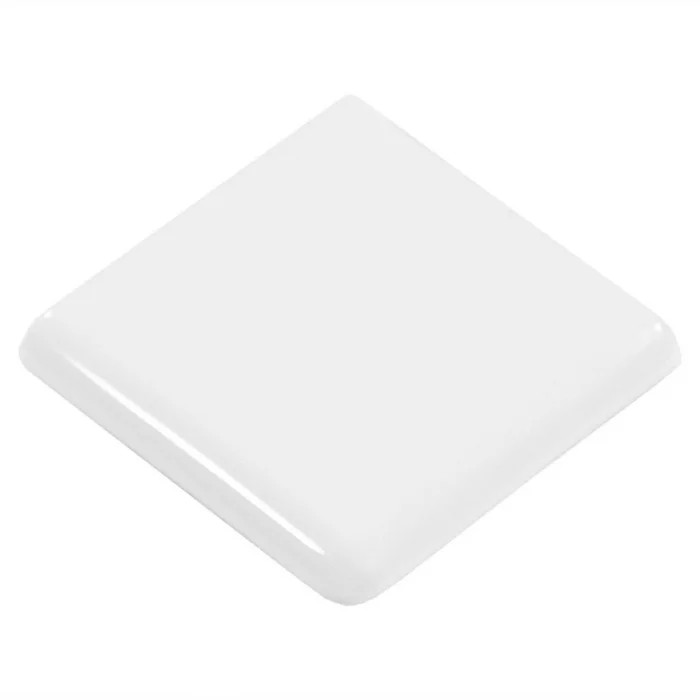 Ice White Gloss 3"x3" Double Bullnose Corner