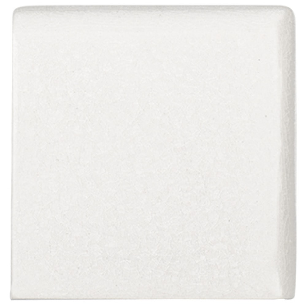 Snow White Gloss 3"x3" Double Bullnose